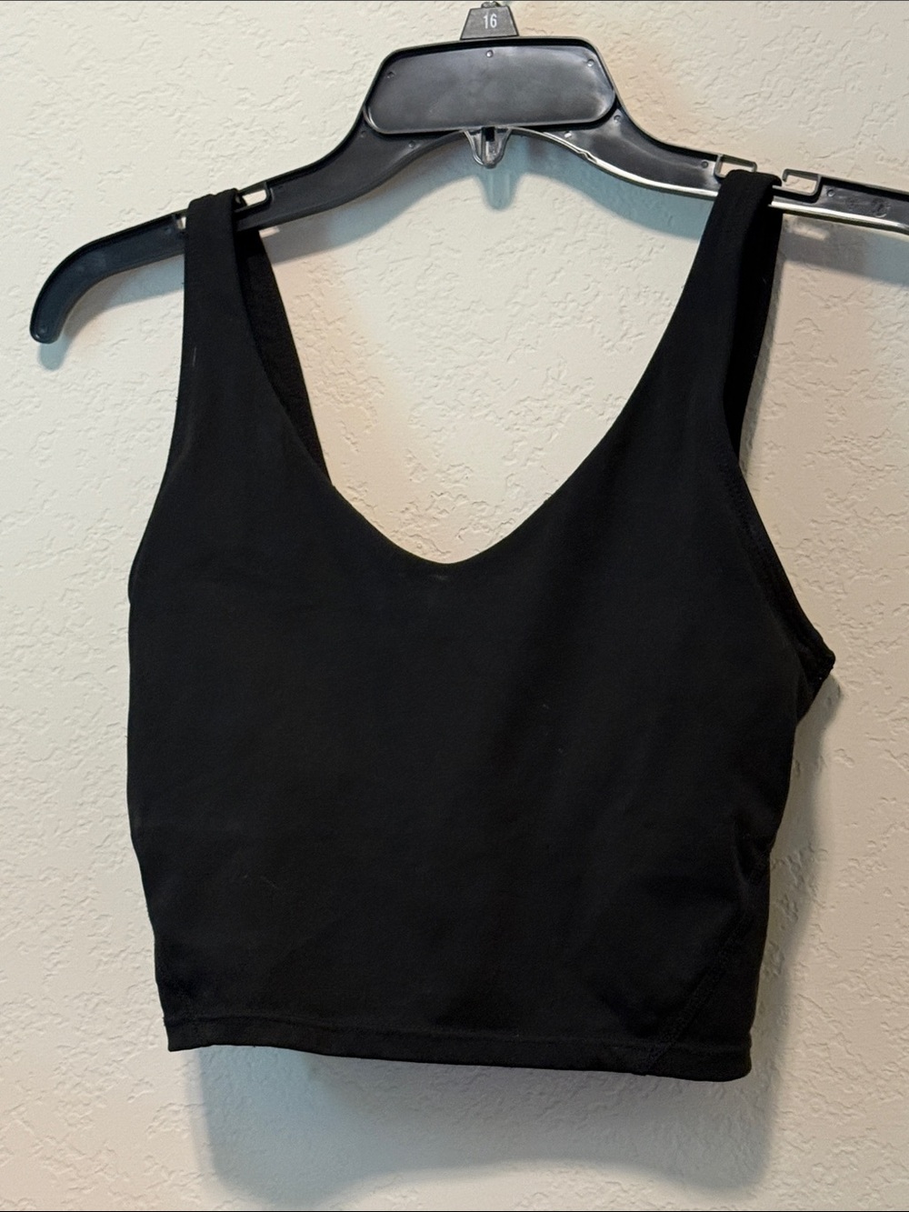 Black Cropped Tank Top